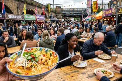 London Budget Eats: Food Halls & Cheap Spots in Camden