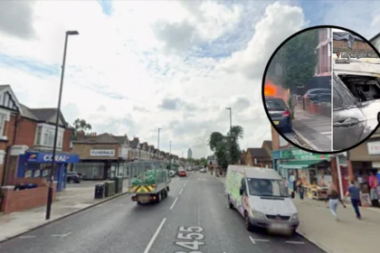 Multiple cars go up in flames in Southall, Ealing 2026