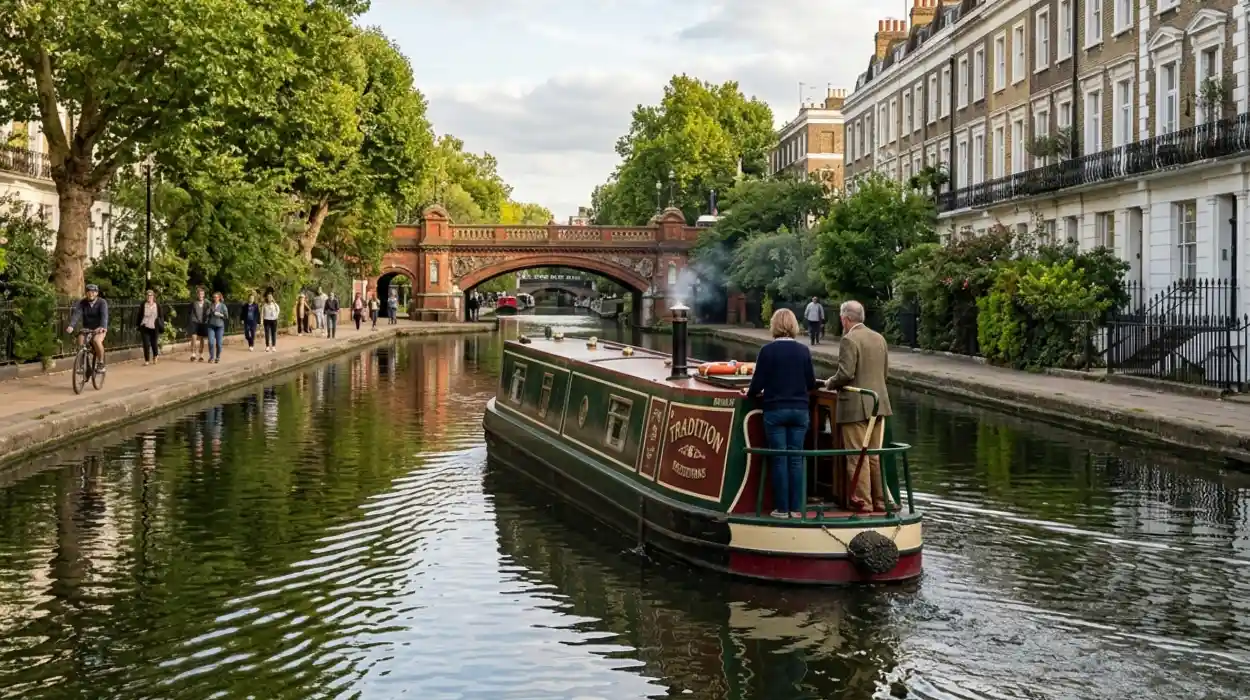 Take a Historic Regent's Canal Boat to Camden from Little Venice