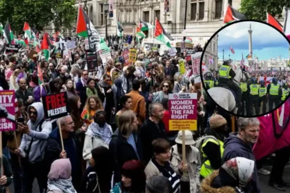 Two Charged in Central London Rival Protest Arrests: London 2026