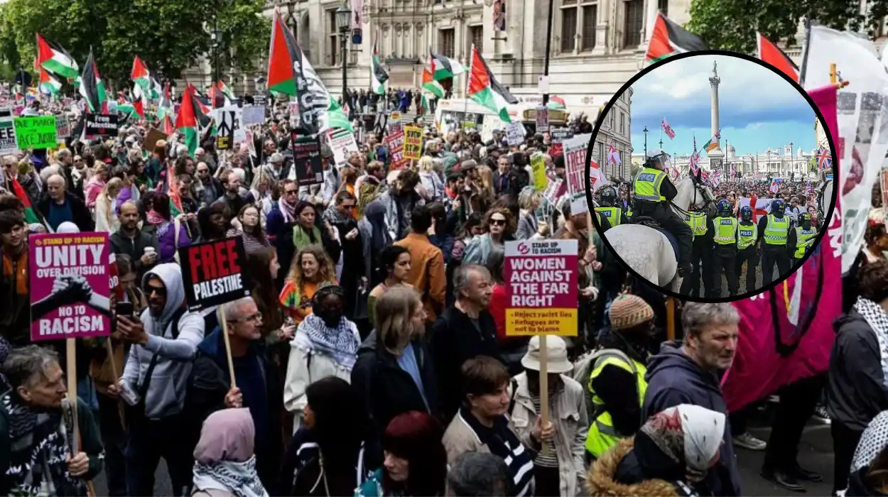 Two Charged in Central London Rival Protest Arrests: London 2026