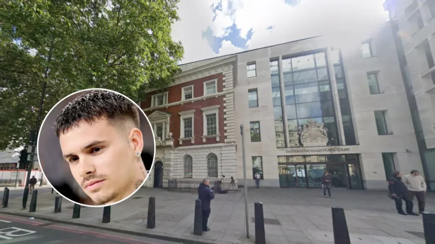 Romeo Beckham Fined Over Porsche Mobile Phone Offence Westminster 2026