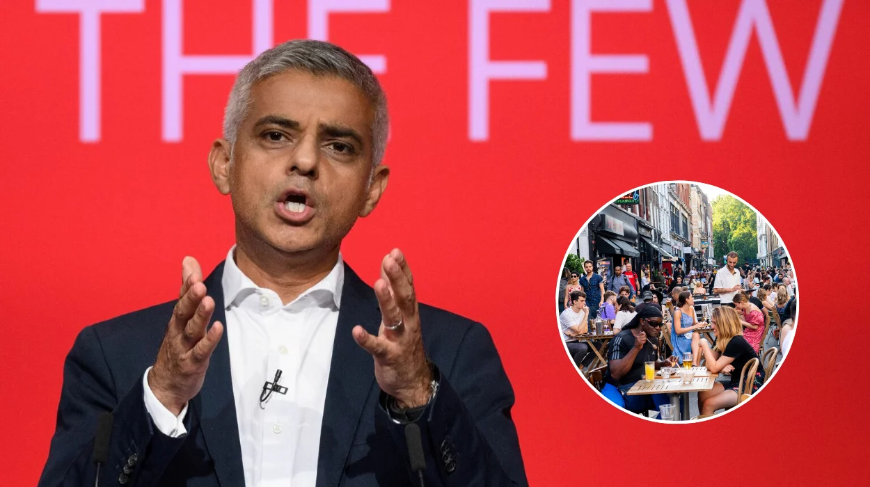 Sadiq Khan to Force Al Fresco Dining in Soho London 2026