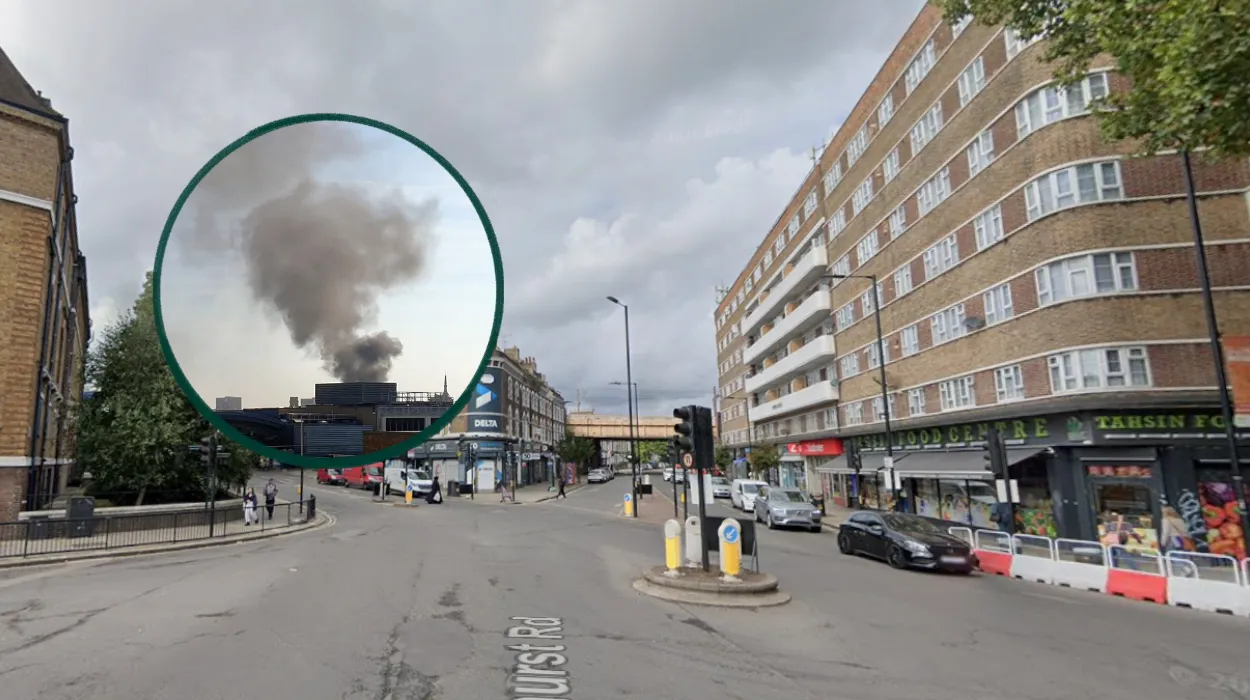 Major Shop and Flats Fire Breaks Out in Hackney 2026