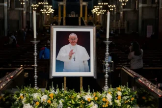 Mourning Pope Francis at Westminster Cathedral in London 2026