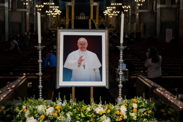 Mourning Pope Francis at Westminster Cathedral in London 2026