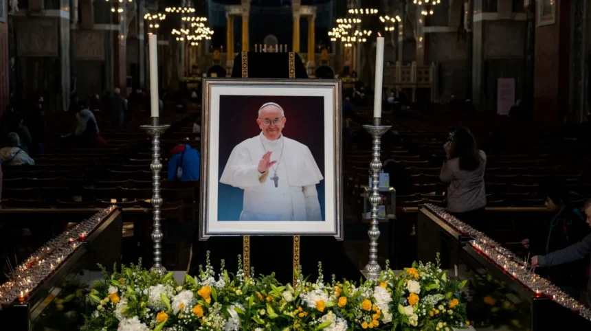 Mourning Pope Francis at Westminster Cathedral in London 2026