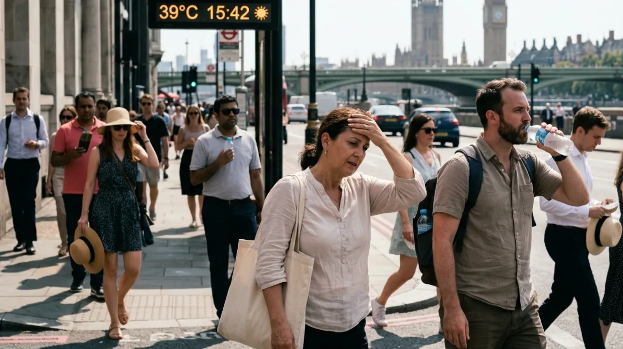 Severe Heatwave Weather Forecast and Temperature Records in London
