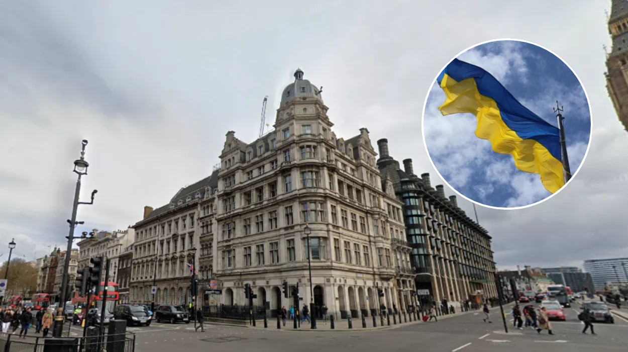 UK and Moldova Parliaments Light Up for Ukraine, London 2026