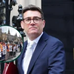 Just Stop Oil blocks Westminster traffic during Andy Burnham's first PMQs in London 2026