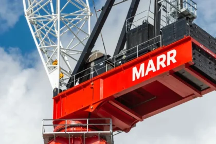 Marr Cranes Completes 100m Stack in London, 2026