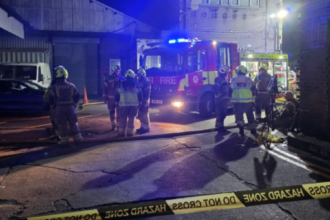 Firefighters Battle Major Industrial Blaze At Dagenham Tyre Facility On Kemp Road