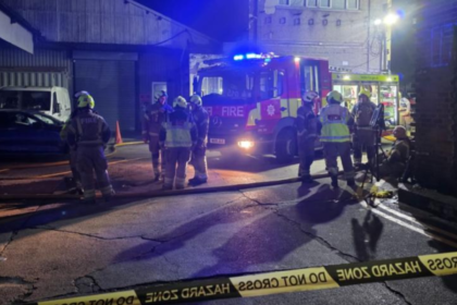 Firefighters Battle Major Industrial Blaze At Dagenham Tyre Facility On Kemp Road