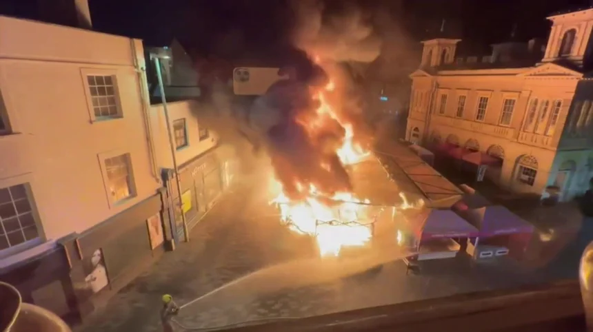 Kingston’s Historic Ancient Market Faces Nine-Day Closure After Devastating Fire